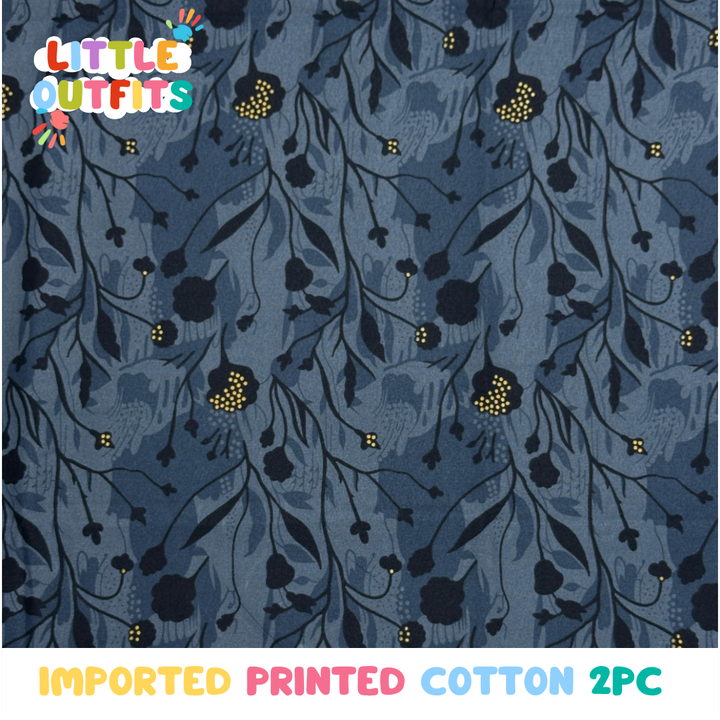 Imported Cotton 2PC Unstitched for Girls