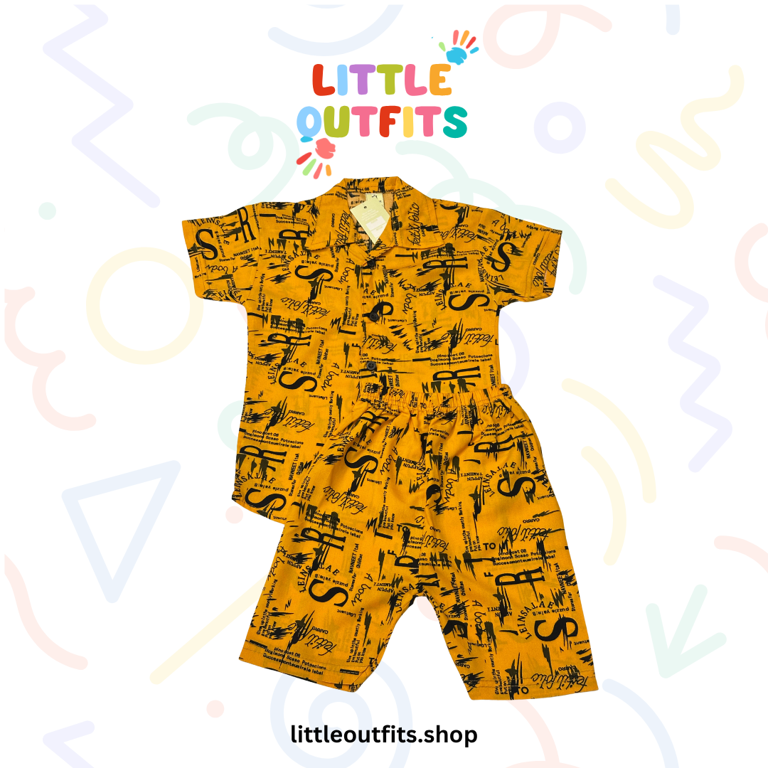 Elegant High-Quality Summer Co-ord Set for Boys/Girls