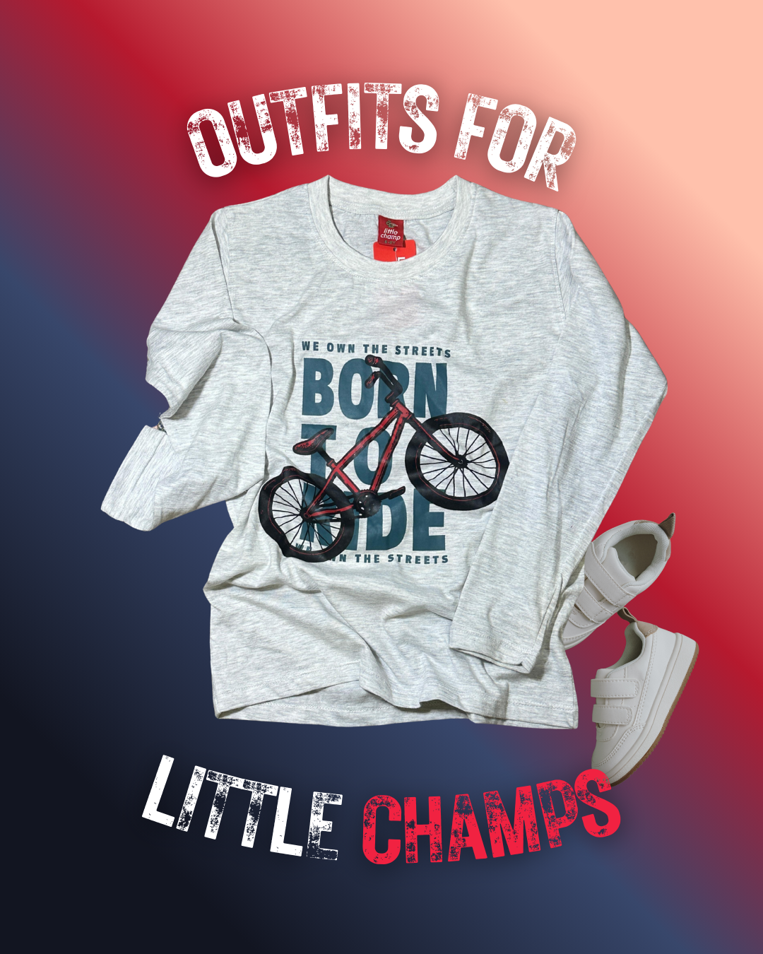 Born to Ride – Long Sleeve Tees for Little Champs