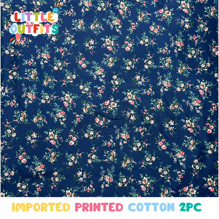 Imported Cotton 2PC Unstitched for Girls