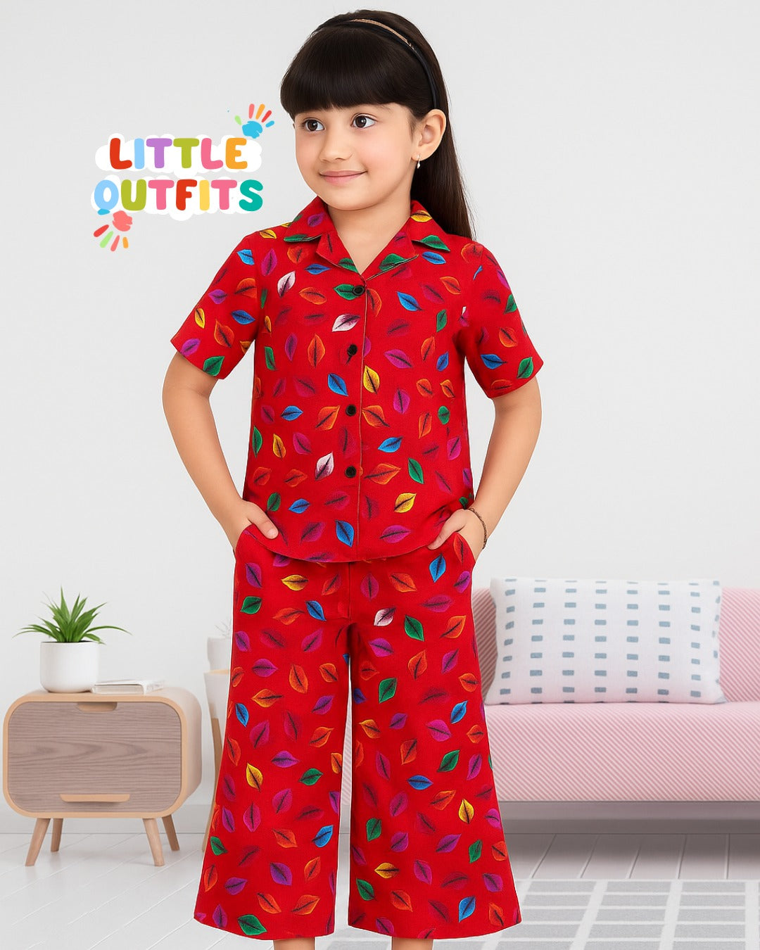 Imported Cotton 2PC Unstitched for Girls