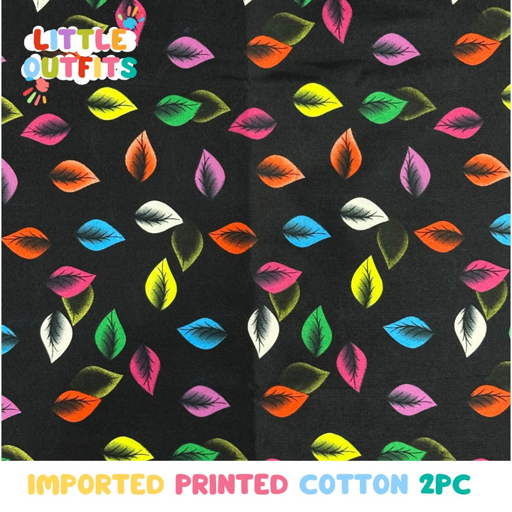 Imported Cotton 2PC Unstitched for Girls