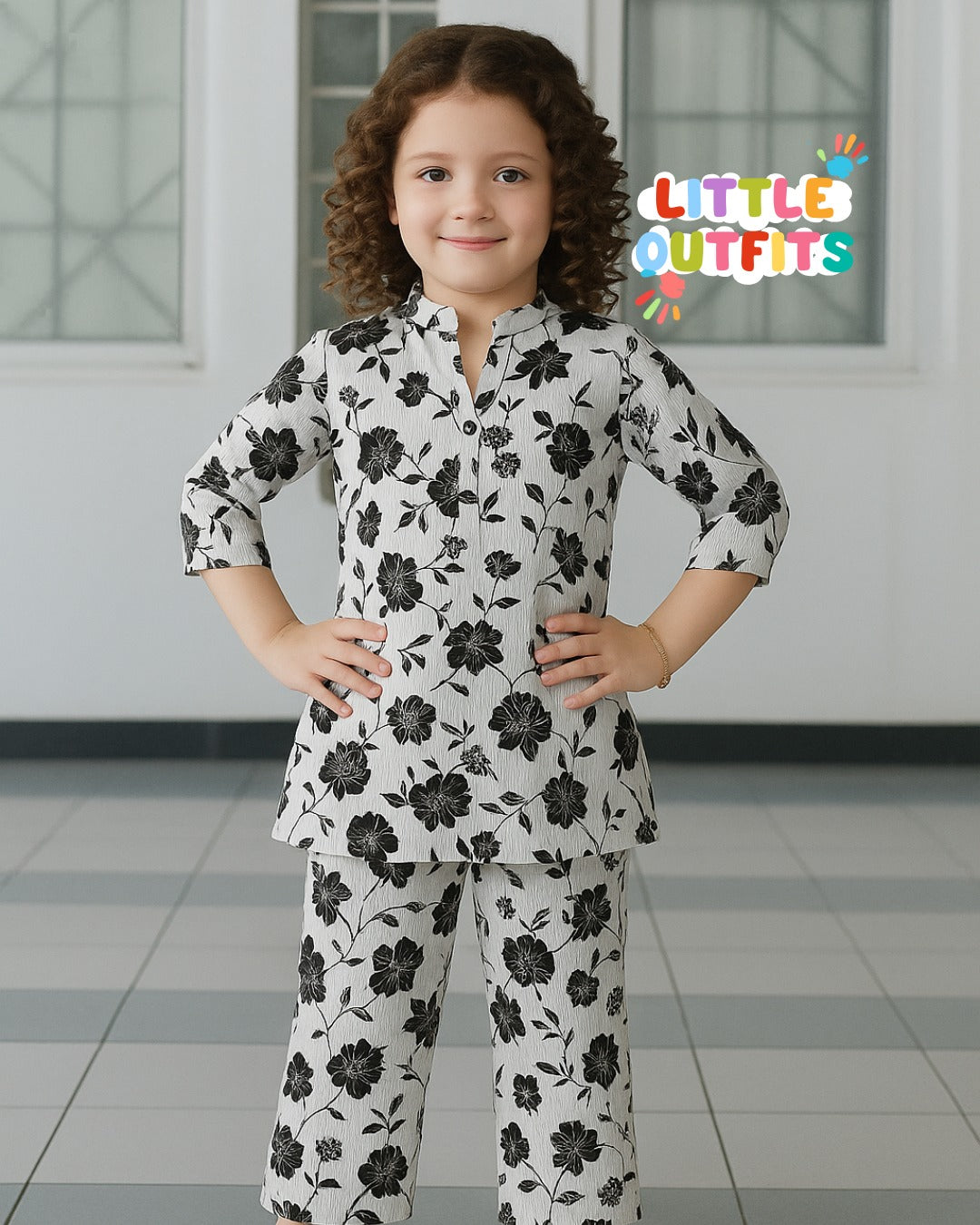 Imported Cotton 2PC Unstitched for Girls
