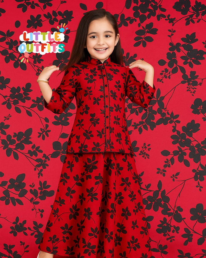 Imported Cotton 2PC Unstitched for Girls