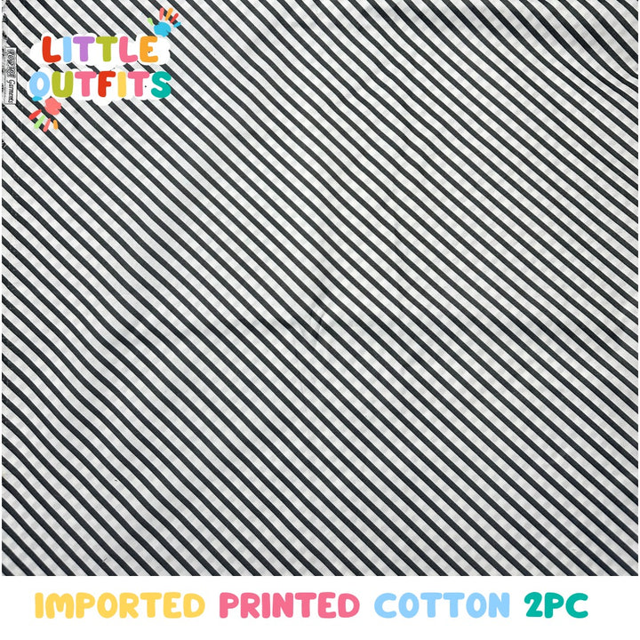 Imported Cotton 2PC Unstitched for Girls