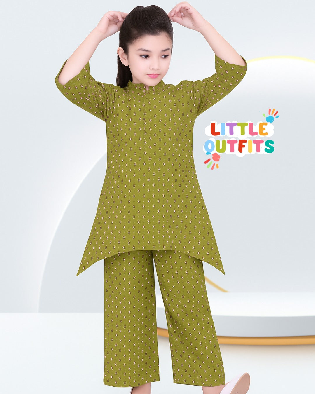 Imported Cotton 2PC Unstitched for Girls