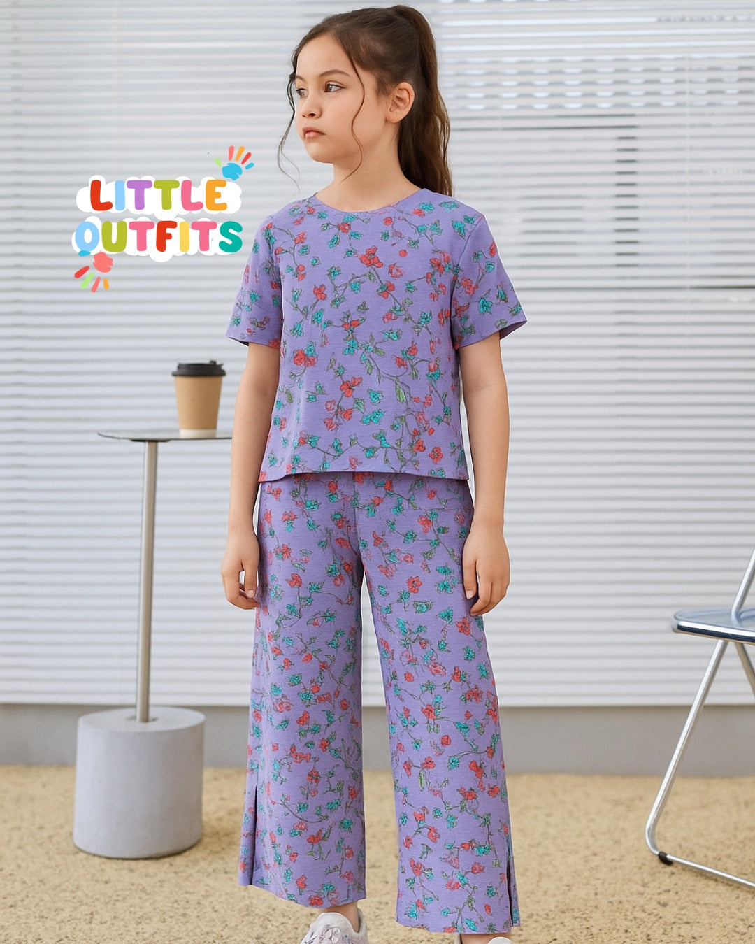 Imported Cotton 2PC Unstitched for Girls