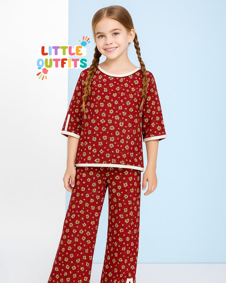 Imported Cotton 2PC Unstitched for Girls