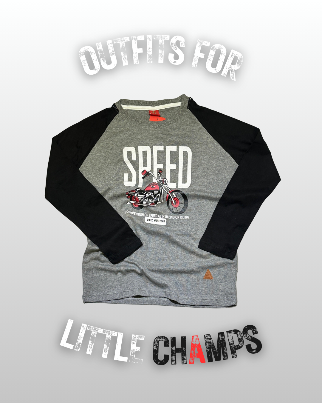 Speed Style - Long Sleeve Tees for Little Champs