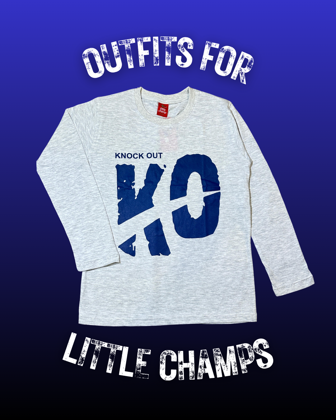 Boys’ Knock Out (KO) Long Sleeve Tee