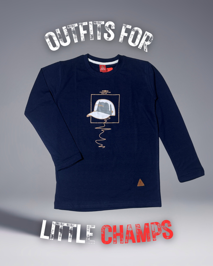 Cap Style – Long Sleeve Tees for Little Champs