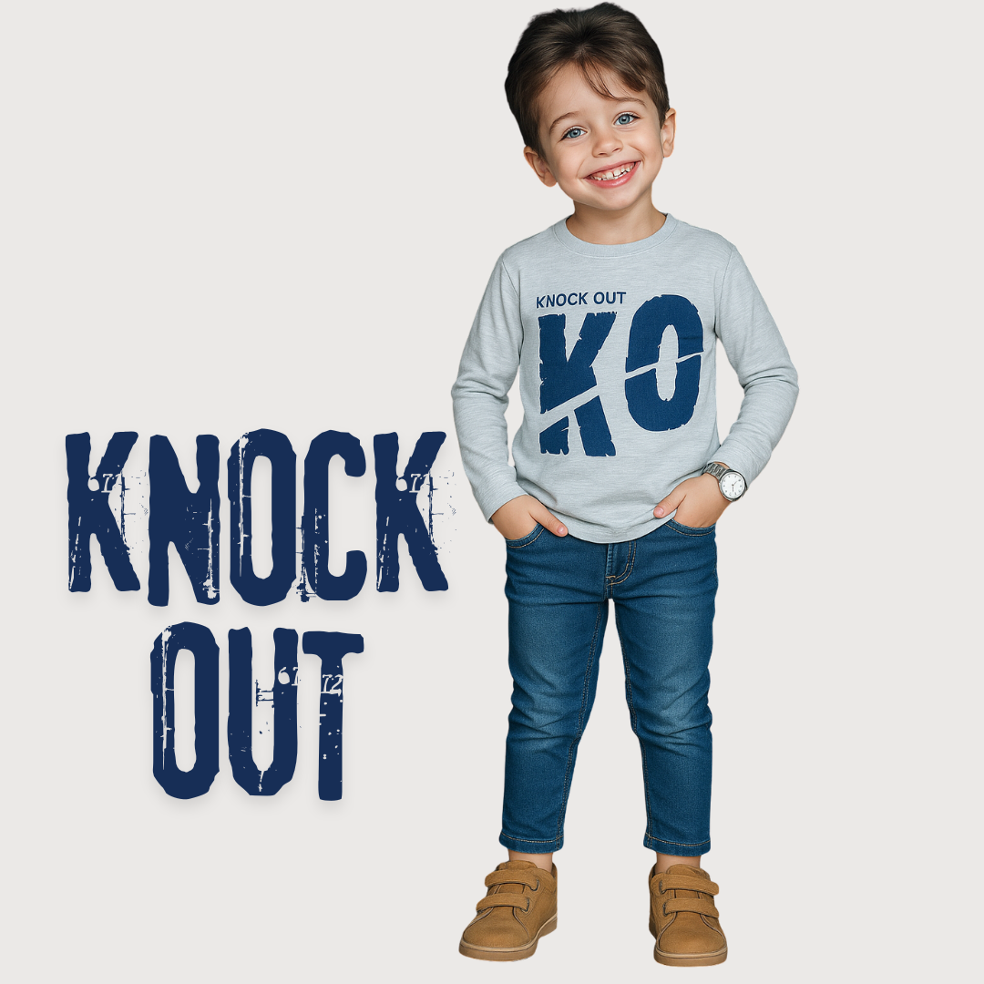 Boys’ Knock Out (KO) Long Sleeve Tee