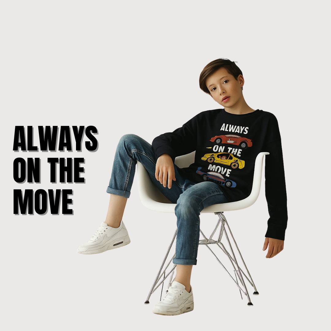 Always on the Move Long Sleeve Tee for Little Champs