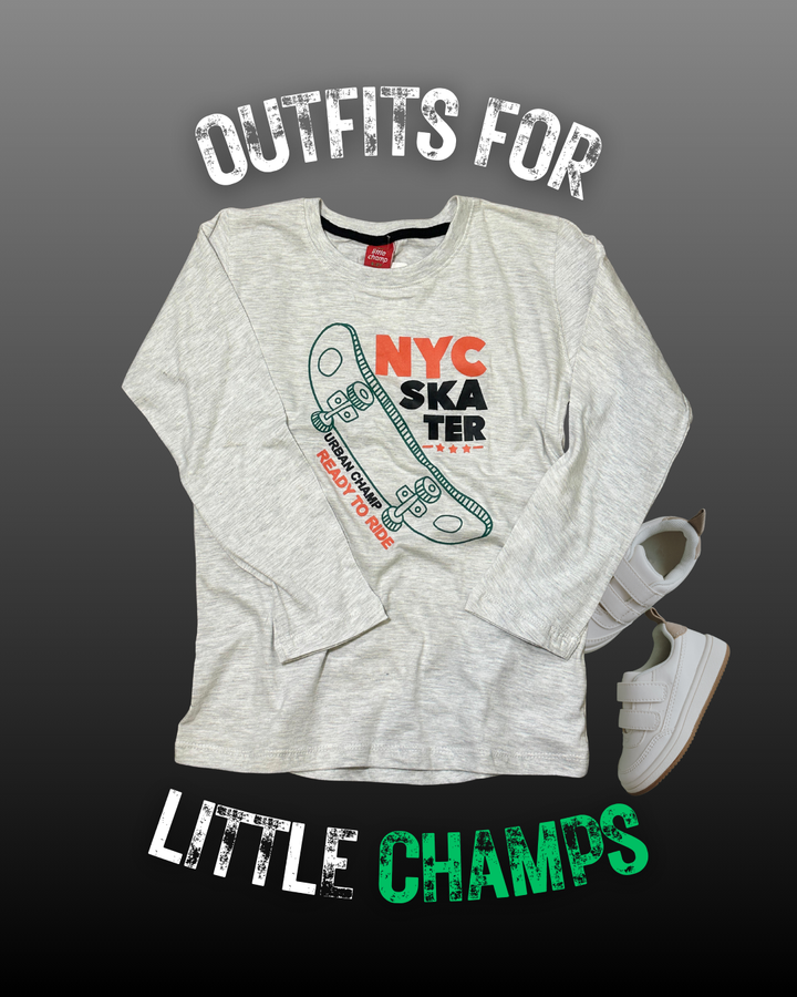 NYC Skater Tee for Little Champs