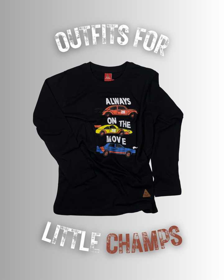 Always on the Move Long Sleeve Tee for Little Champs