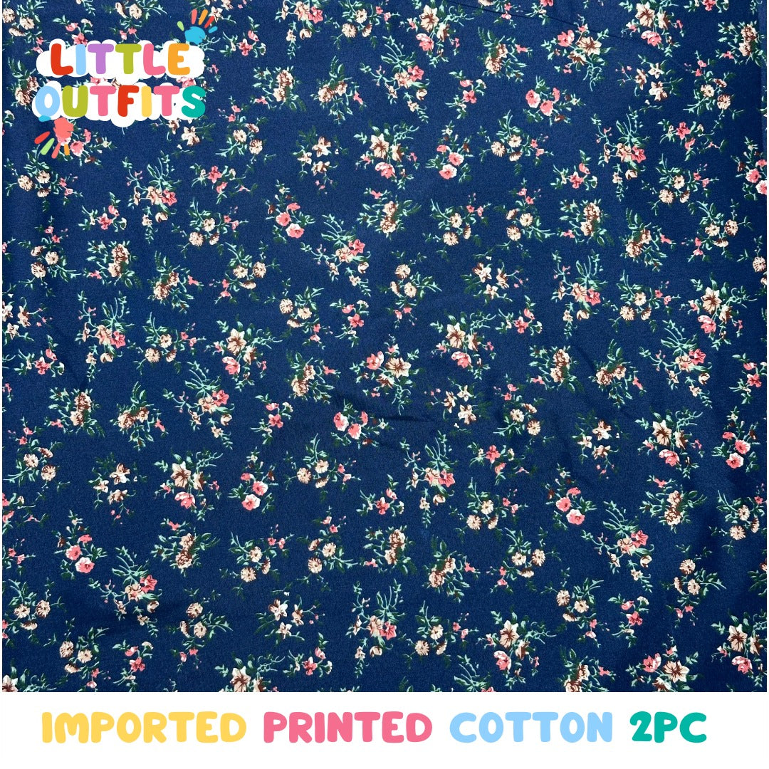 Imported Cotton 2PC Unstitched for Girls