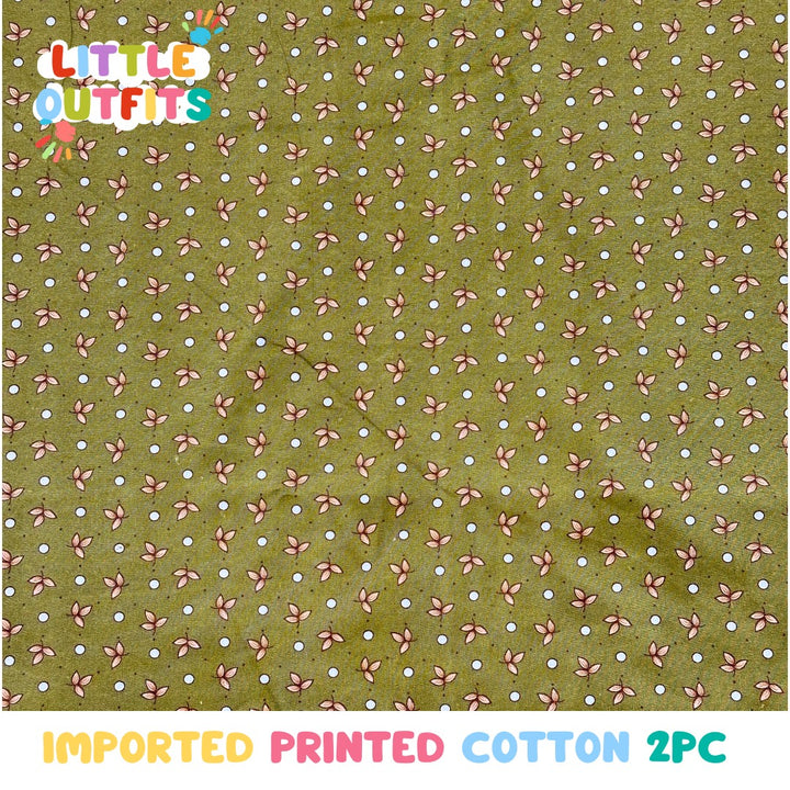 Imported Cotton 2PC Unstitched for Girls