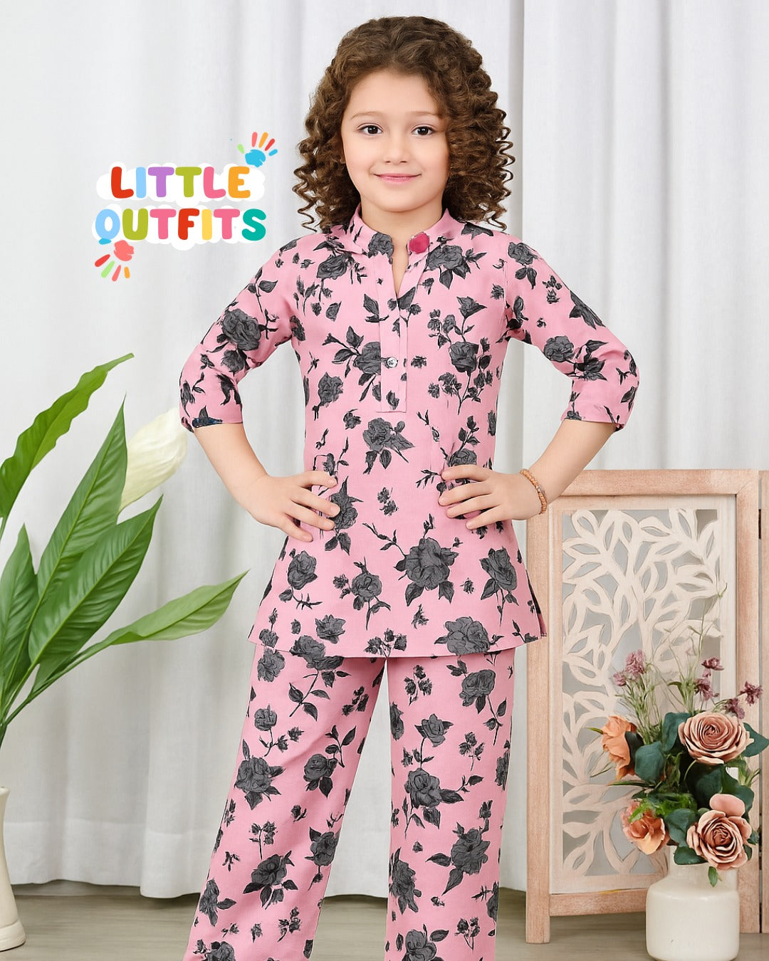 Imported Cotton 2PC Unstitched for Girls