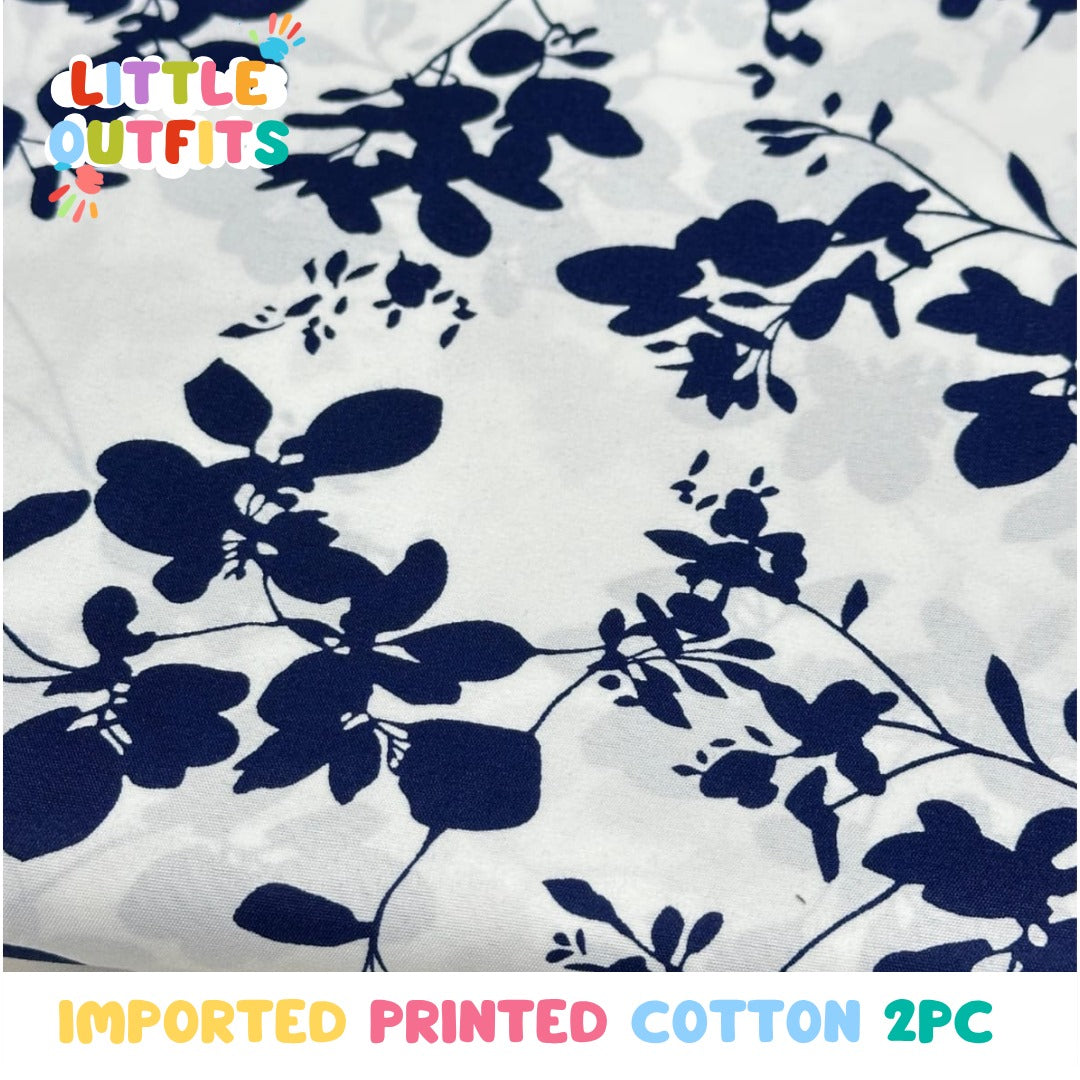 Imported Cotton 2PC Unstitched for Girls