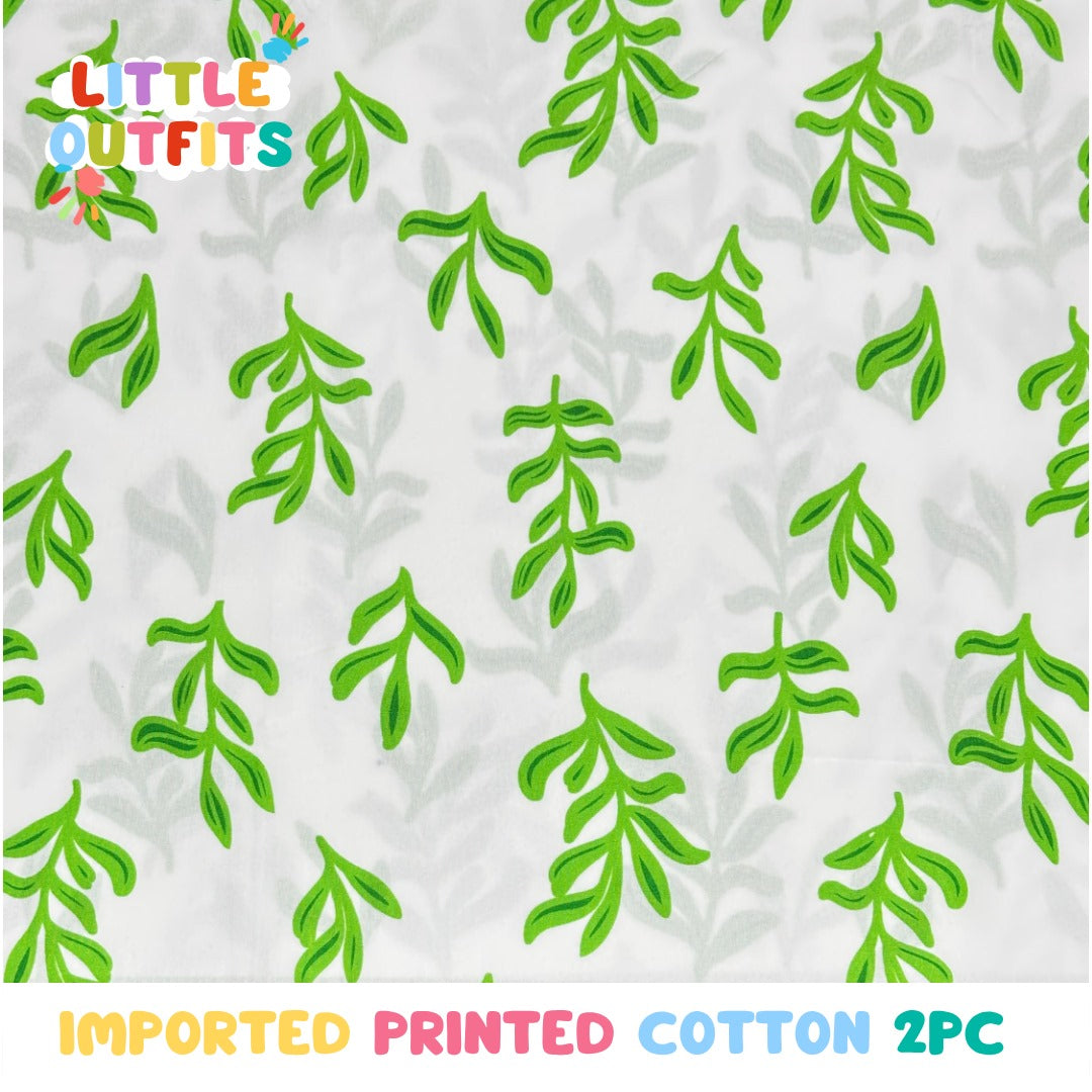 Imported Cotton 2PC Unstitched for Girls