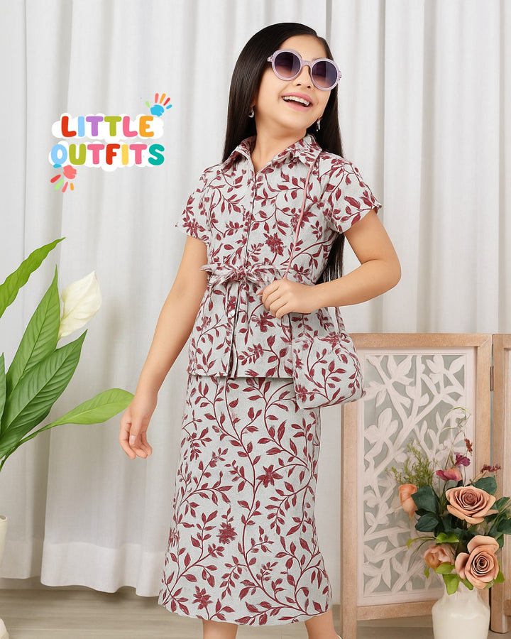 Imported Cotton 2PC Unstitched for Girls