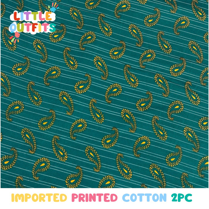 Imported Cotton 2PC Unstitched for Girls