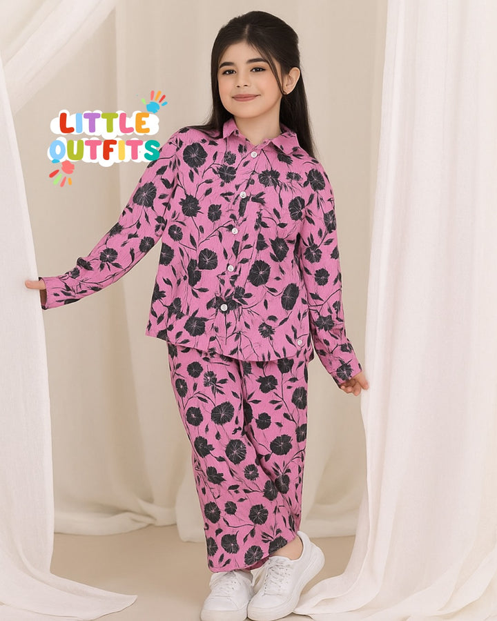 Imported Cotton 2PC Unstitched for Girls