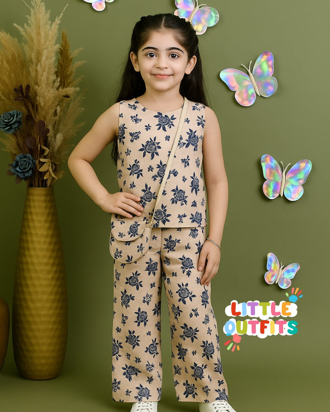 Imported Cotton 2PC Unstitched for Girls