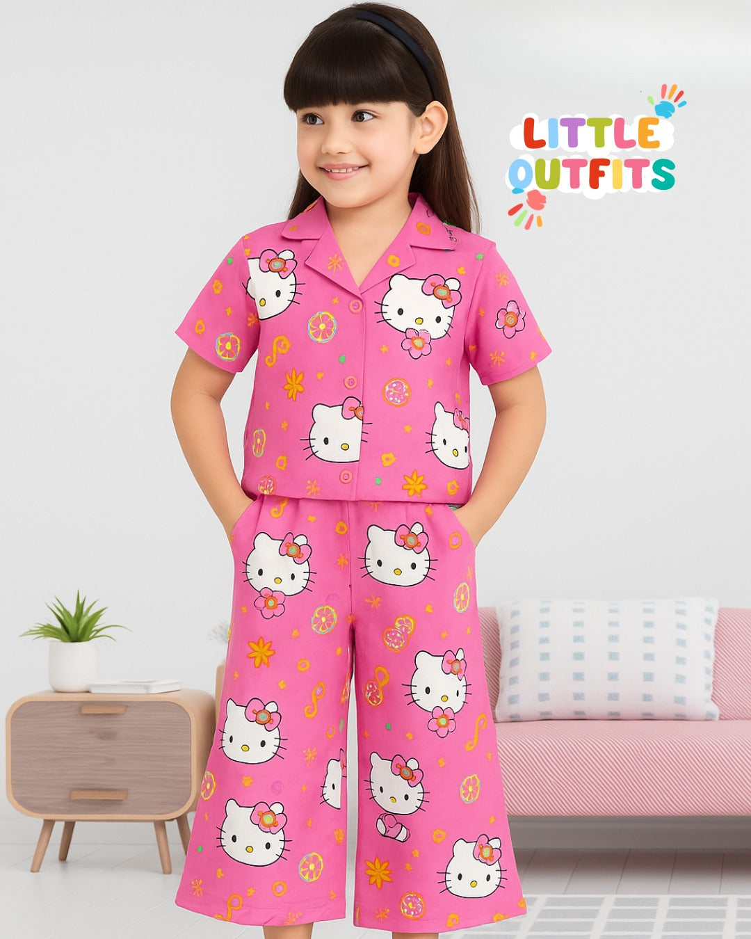 Imported Cotton 2PC Unstitched for Girls
