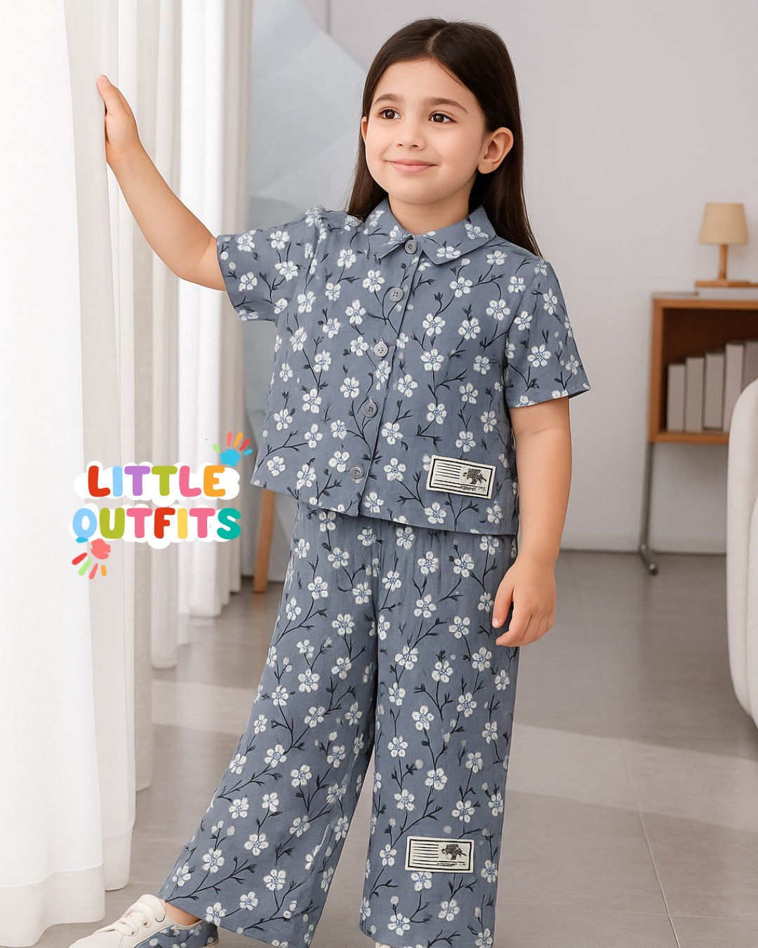 Imported Cotton 2PC Unstitched for Girls